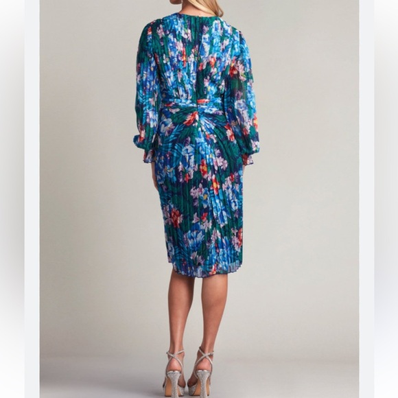 TADASHI SHOJI milo floral print dress size 16 - Picture 3 of 4